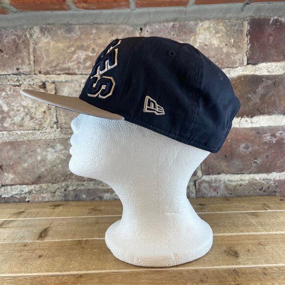 YANKEES New York NY Spell Out Blue New Era Adjustable Hat - Picture 5 of 8